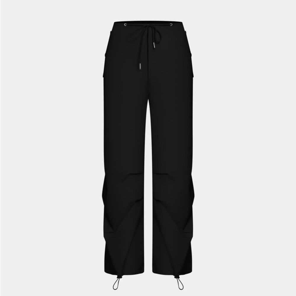HALARA Mid-Rise Drawstring Multiple Pockets Casual Cargo Joggers